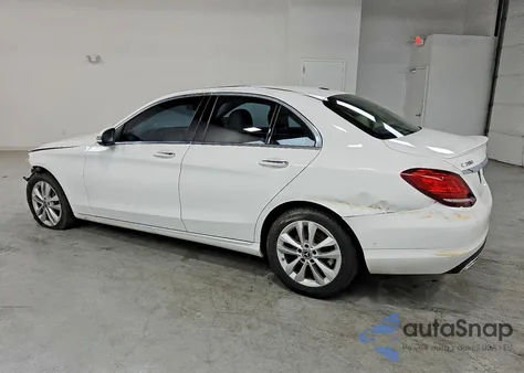 2019 Mercedes-Benz C 300 4Matic from USA, damaged, VIN WDDWF8EB7KR483606